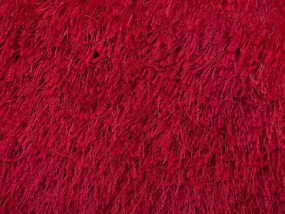 Conjunto de 2 almofadas decorativas vermelhas 45 x 45 cm CIDE Beliani