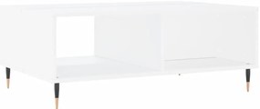 Mesa de centro 90x60x35 cm derivados de madeira branco