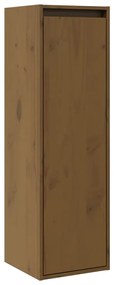 Armários de parede 2 pcs 30x30x100 cm pinho maciço castanho mel