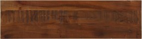 vidaXL Tampo de mesa retangular 110x20x2,5cm madeira recuperada maciça