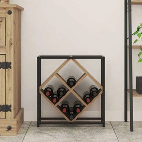 Suporte para Vinho Carvalho Artisan 51x18x52,5 cm Madeira Derivada