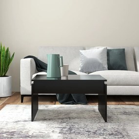 Mesa de centro 68x50x38 cm derivados de madeira preto