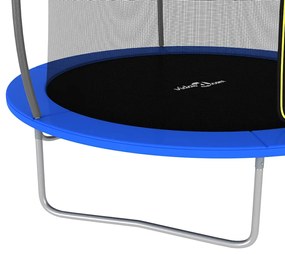 Conjunto de trampolim redondo 244x55 cm 100 kg