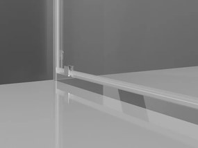 Mexen Exo-BR cabine de duche com dobradiça 90 x 90 cm, transparente, cromada - 8181-090-090-01-00