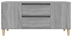 Móvel para TV 102x44,5x50 cm derivados madeira cinzento sonoma