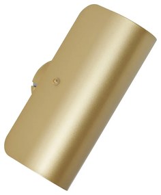 Candeeiro de parede moderno dourado 2-luzes - Gotthard Moderno