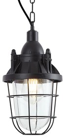 Candeeiro de suspensão industrial preto - Cabin Industrial