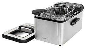Fritadeira com óleo CleanFry Luxury 3000 de 3,2 litros, 2400 W, aço inoxidável, 5 programas pré-estabelecidos, filtro OilClean