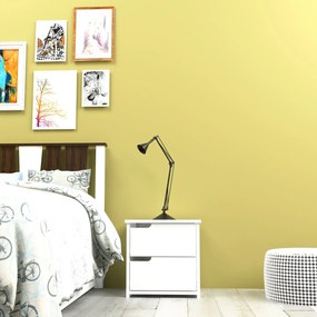 Mesa de Cabeceira Malarin – Branco – 45x45x40 cm