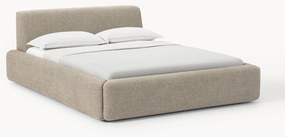 Cama estofada com arrumação Melva