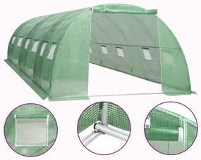 Estufa 24 m² 6x4x2 m