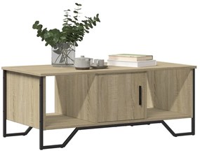 Mesa de centro 100x51x40 cm derivados madeira carvalho sonoma