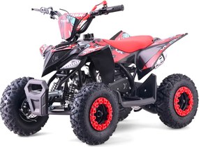 MINI MOTO 4 GASOLINA PARA CRIANÇAS 49cc Roan Ratte R6 4.5cv VERMELHA