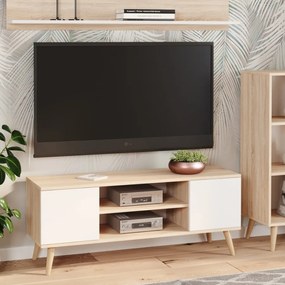 Móvel TV Focus 155 cm cor carvalho sonoma /branco