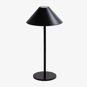 Lâmpada De Mesa Led Sem Fio Nebida Preto - Sklum