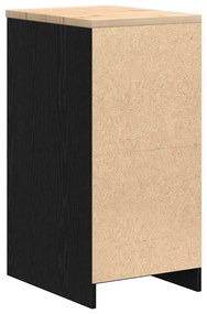 Armário de arrumação de garagem Preto 40x51x85 cm