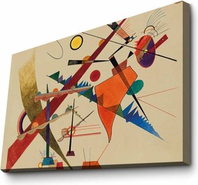 Pintura Decorativa em Tela 4570KANDINSKY003 – Multicolor – 45 x 70 cm