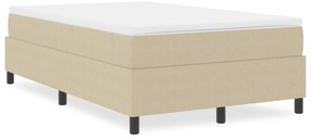Cama Box Spring vidaXL Verde Claro Cinza Pequeno Duplo Tecido Cotelê