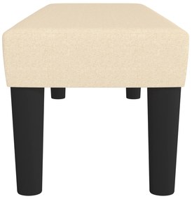Banco 100x30x30 cm tecido cor creme