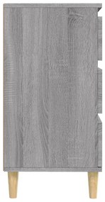 Aparador 60x35x70 cm derivados de madeira cinzento sonoma