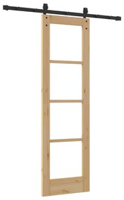 Porta Deslizante vidaXL com Conjunto de Ferragens 'ORKDAL'61x198.5 cm