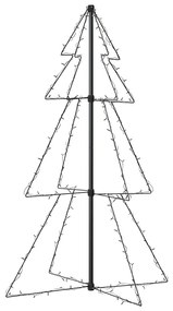 Árvore de Natal em cone 160 LEDs 78x120 cm interior e exterior