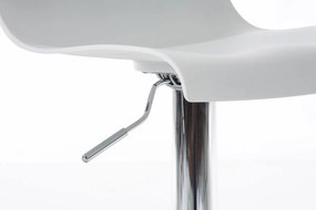 Banco de bar Hoover 39 x 84-104 x 36 cm Branco