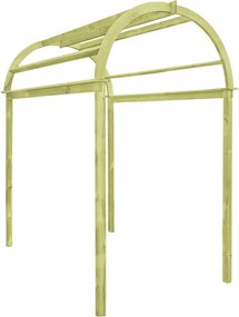 vidaXL Arco em treliça 125x150x235 cm pinho impregnado