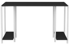 Secretária Academy – Branco e Antracite – 125,2x60x73,8 cm
