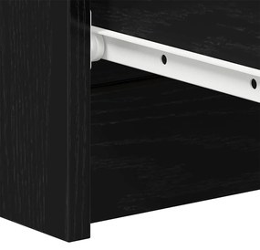 Aparador 60x35x98,5 cm derivados madeira cor carvalho preto