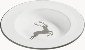 Prato de sopa artesanal Grauer Hirsch