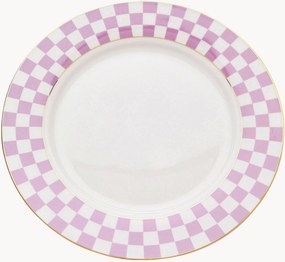 Pratos de pequeno-almoço artesanais Harlequin, conjunto de 6