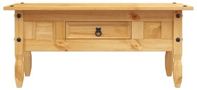 Mesa de centro Corona Range em pinho mexicano 100x55x44 cm