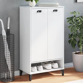 vidaXL Sapateira VIKEN derivados de madeira branco