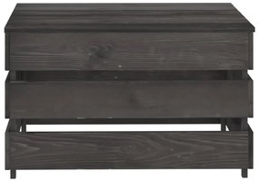 Mesas de paletes para jardim 2 pcs pinho impregnado