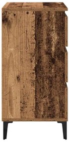 Cabideiro vidaXL Madeira Velha 40x35x70 cm Madeira de Engenharia