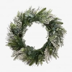 Corona Decorativa De Natal Ø60 Cm Danuy Erva Verde - Sklum