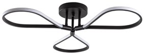 Candeeiro de Teto Damla – Preto – 68x14x68 cm