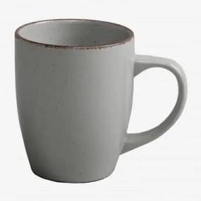 Pack De 2 Chávenas De Café 34 Cl Em Grés Ronilena Cinzento Golfinho - Castanho - Sklum