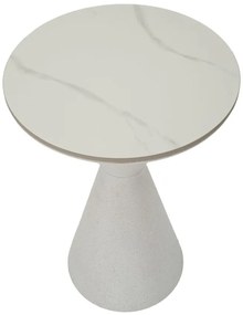 MESA DE CENTRO Ø 44,5x63 CM BRANCA