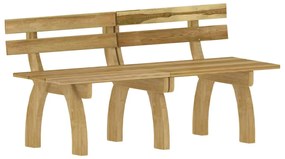5 pcs conjunto de jantar p/ jardim pinho impregnado