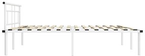 Estrutura de cama metal 200x200 cm branco