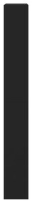 Sapateira com 4 gavetas articuladas 80x21x163,5 cm preto