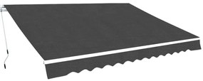 Toldo dobrável manual 500 cm antracite