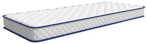 Colchão de espuma de memória 80x200x17 cm branco
