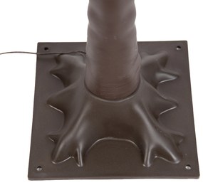 Candeeiro de pé de Natal Árvore castanho 180cm incl. LED com temporizador IP44 - Ki