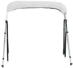 Toldo de 3 arcos Bimini c/ paredes laterais 183x(170-182)x137cm