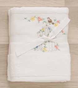 2 toalhas 50x100 cm -  100% algodão com 500 gr./m2