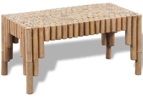 vidaXL Mesa de centro em bambu