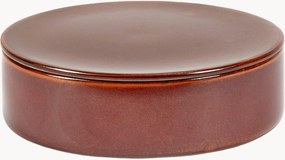 Frascos de arrumação com tampa em esmalte reativo Terres de rêves, conjunto de 6